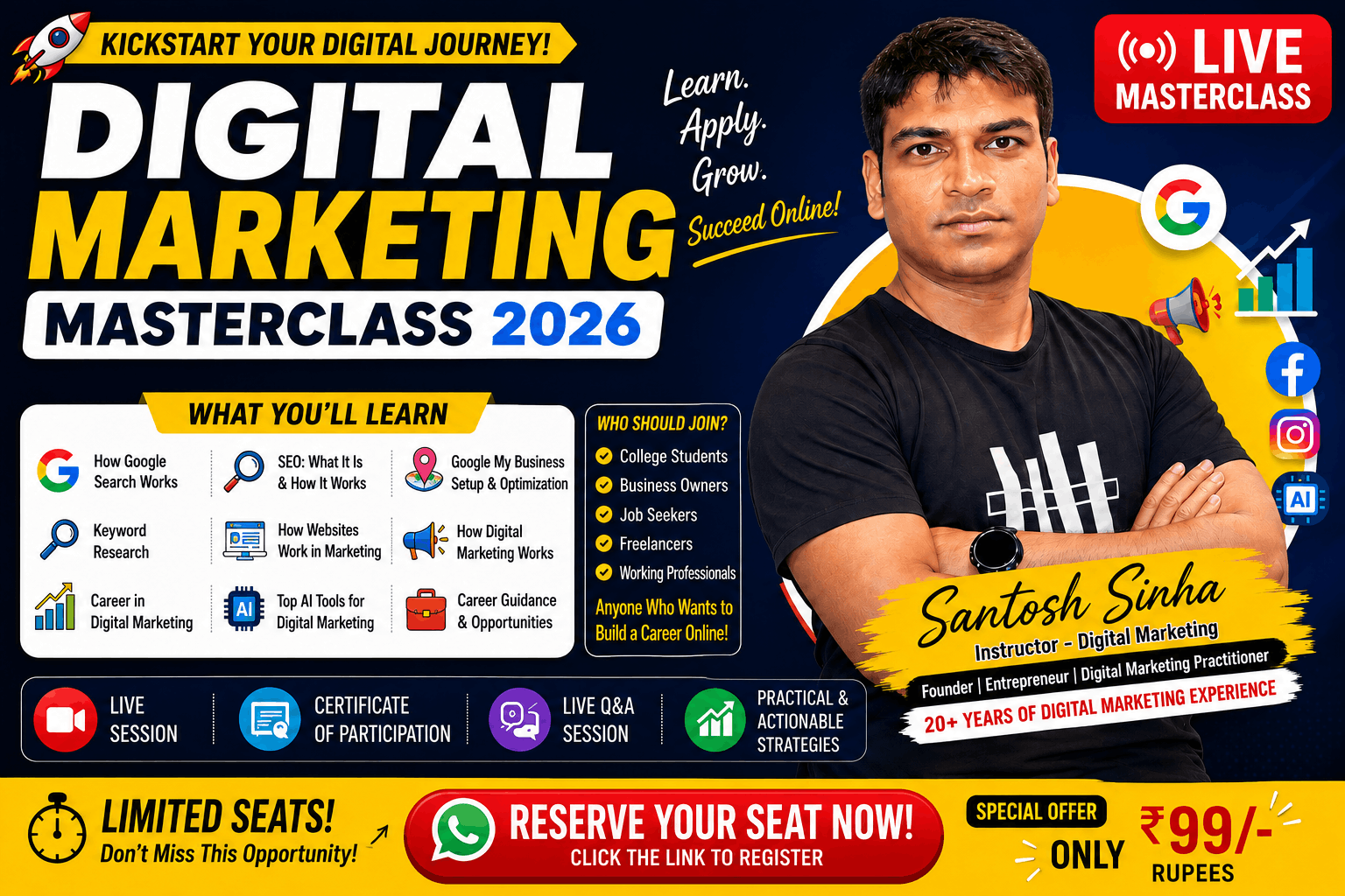 Digital Marketing Masterclass
