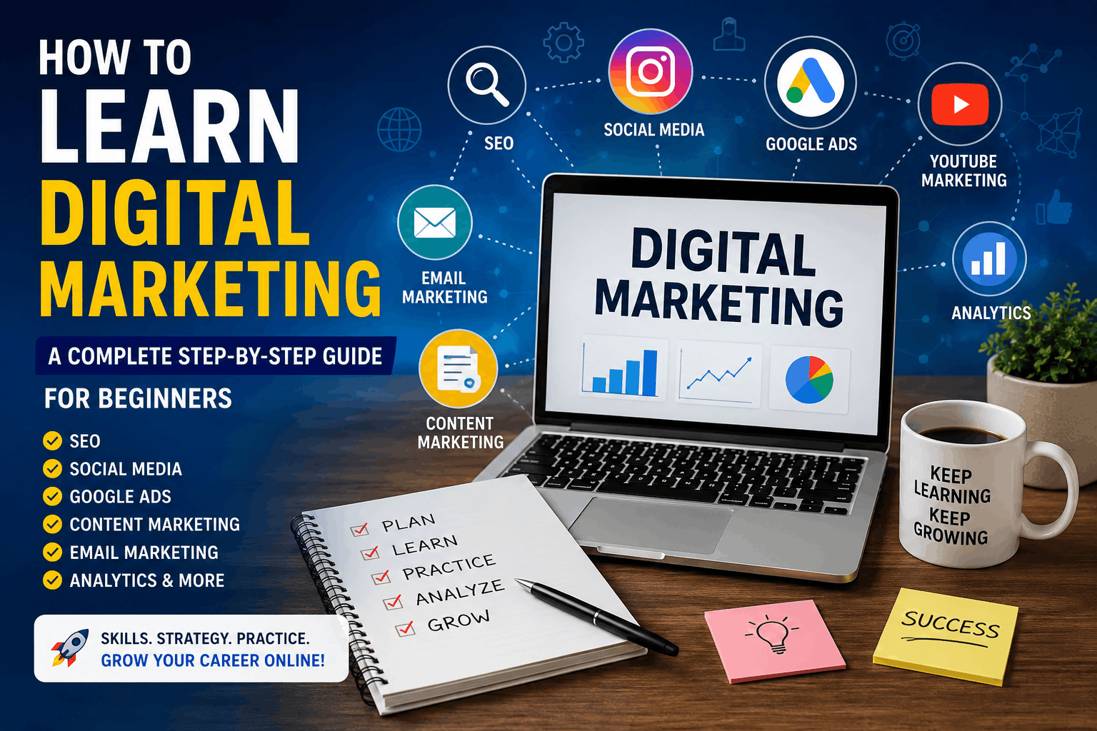 how to learn digital marketing